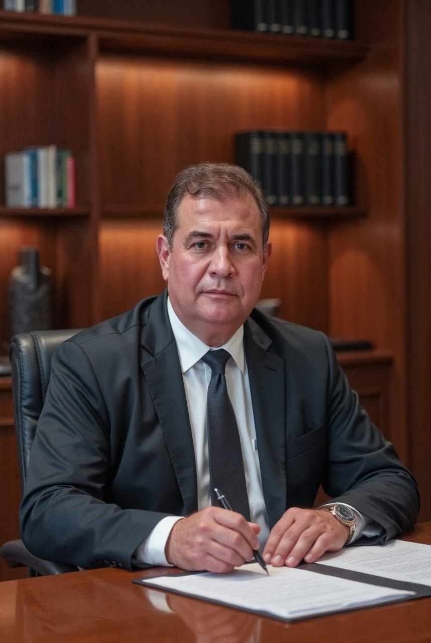 Reinaldo Pimenta em seu escritório